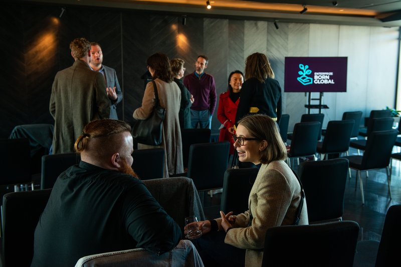 People talking in a meeting room